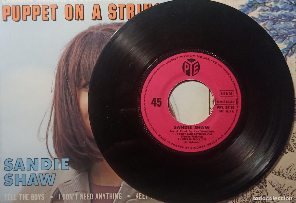 Discos de vinilo: Sandie Shaw. Puppet on a string. Vinilo single EP. - Foto 3