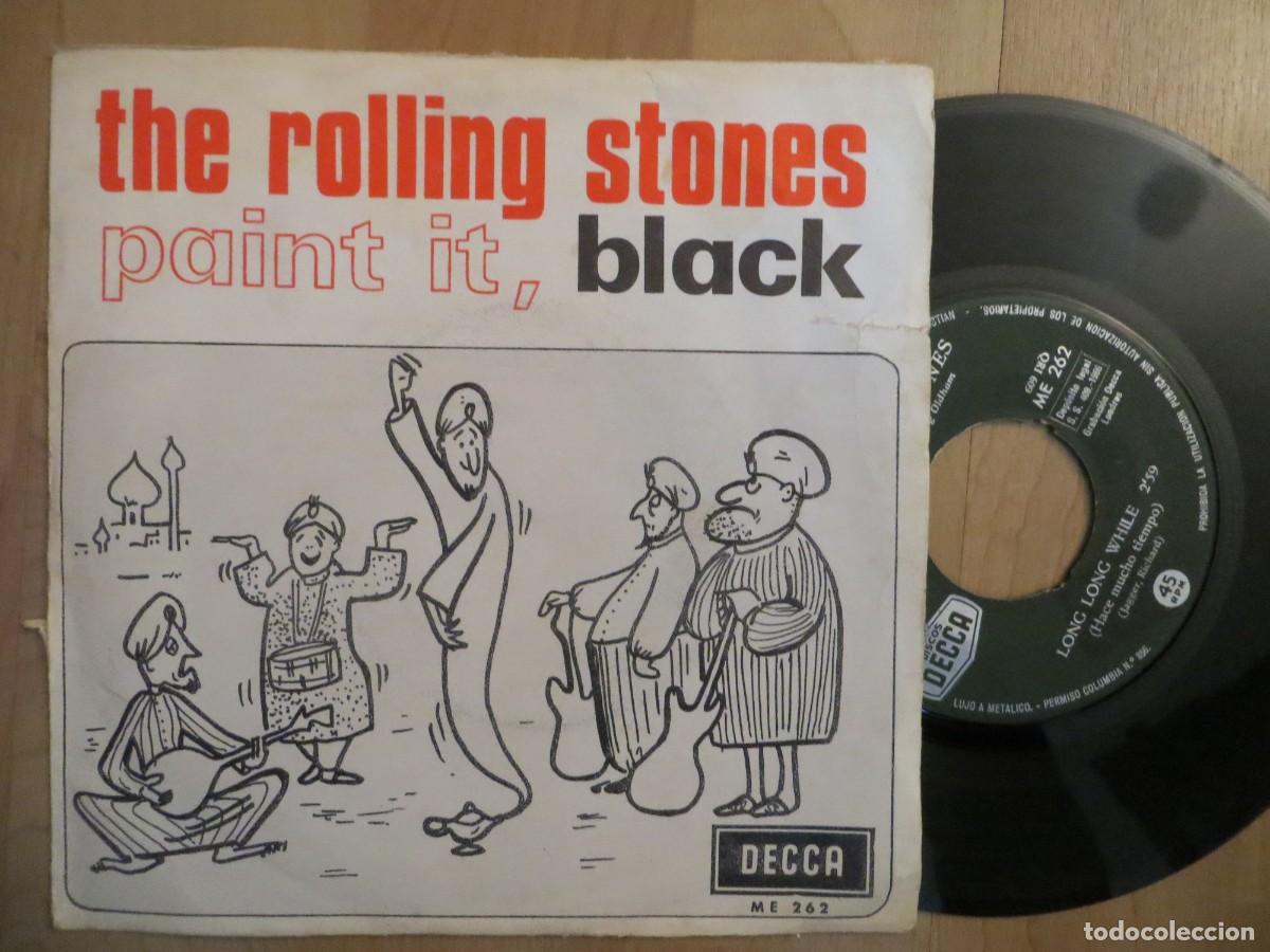 Discos de vinilo: The Rolling Stones - Paint It, Black (7&rdquo;, Single) - Foto 1