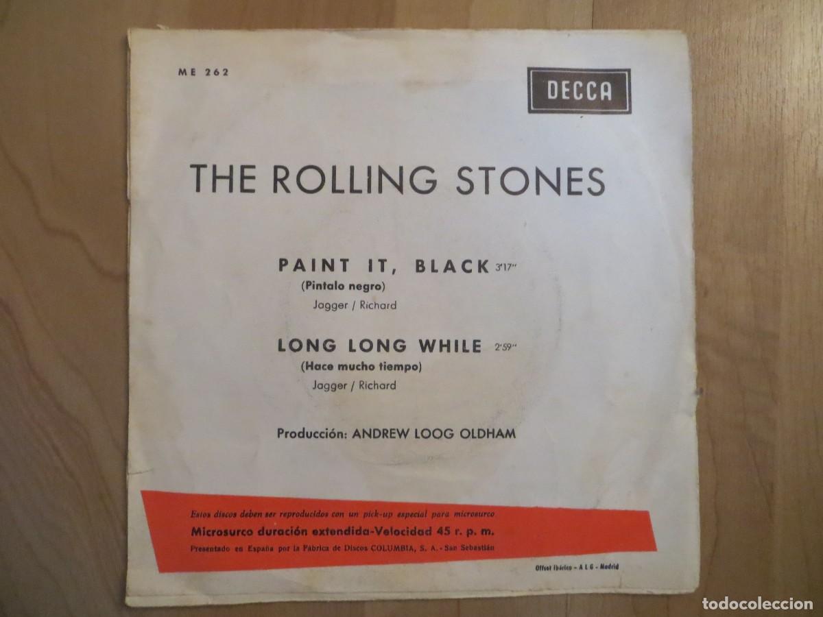 Discos de vinilo: The Rolling Stones - Paint It, Black (7&rdquo;, Single) - Foto 2
