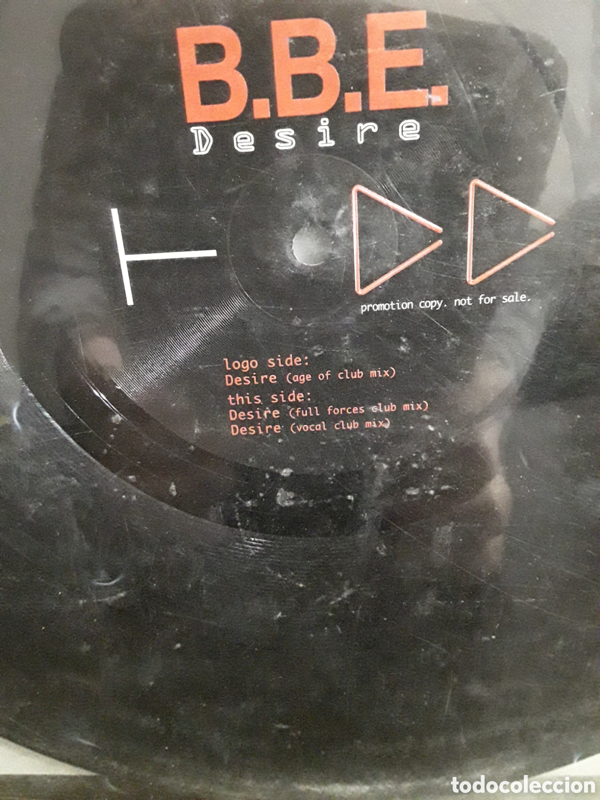 Discos de vinilo: B.B.E. &lrm;&ndash; Desire TRANCE - Foto 1