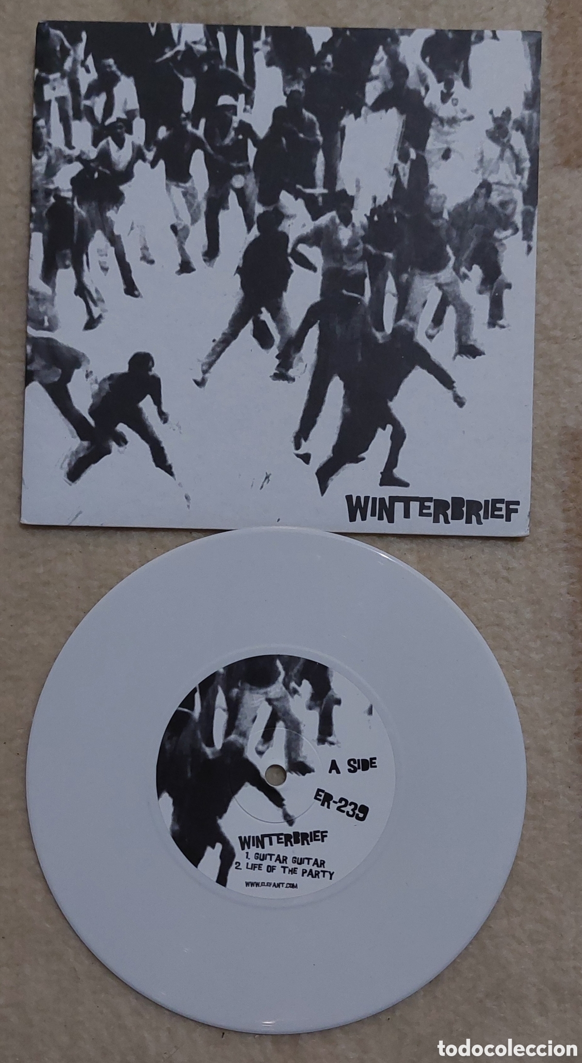 Discos de vinilo: WINTERBRIEF GUITAR GUITAR +3 ELEFANT 2000 - Foto 3