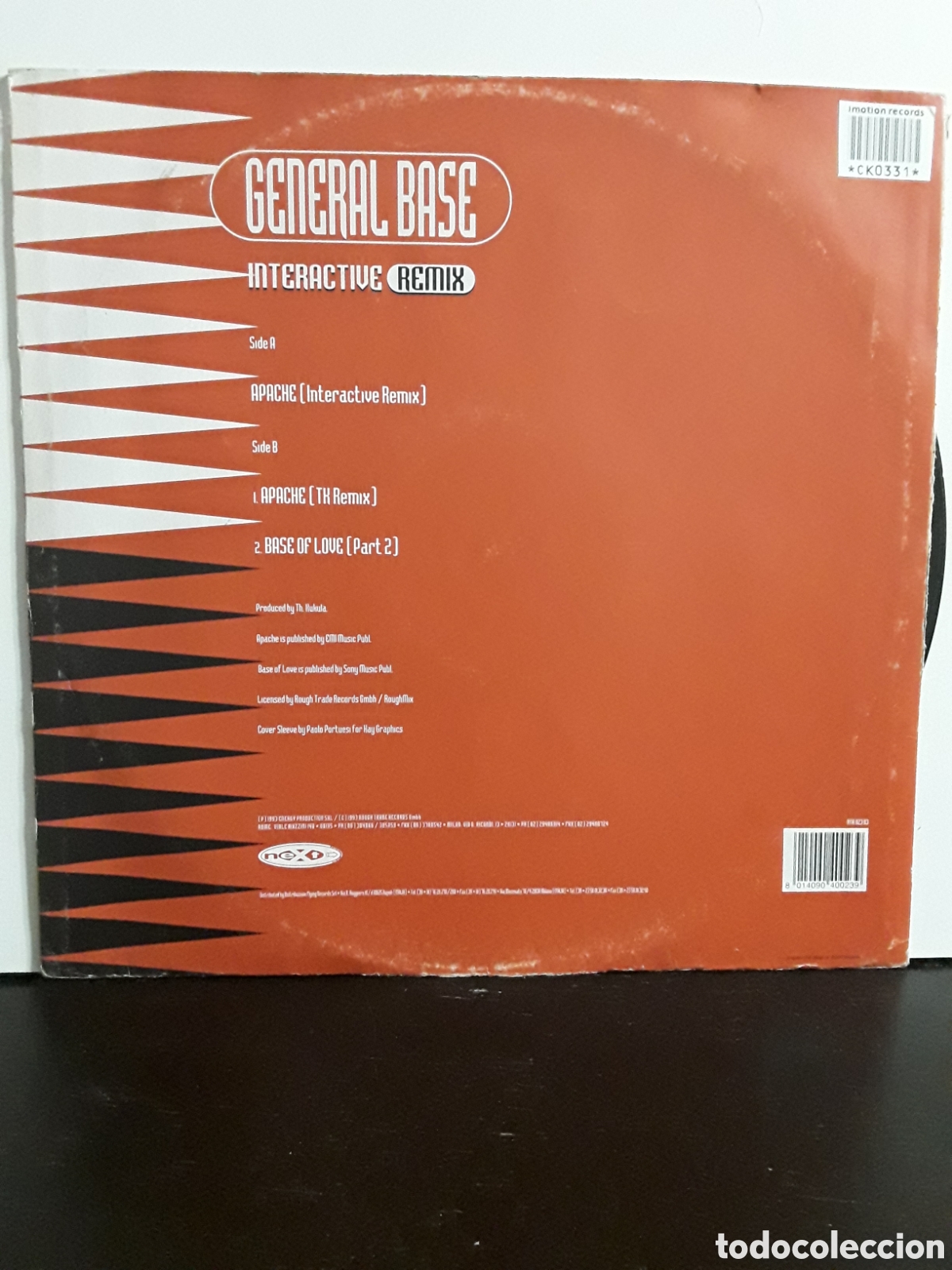 Discos de vinilo: General Base &lrm;&ndash; Apache (Interactive Remix) - Foto 2