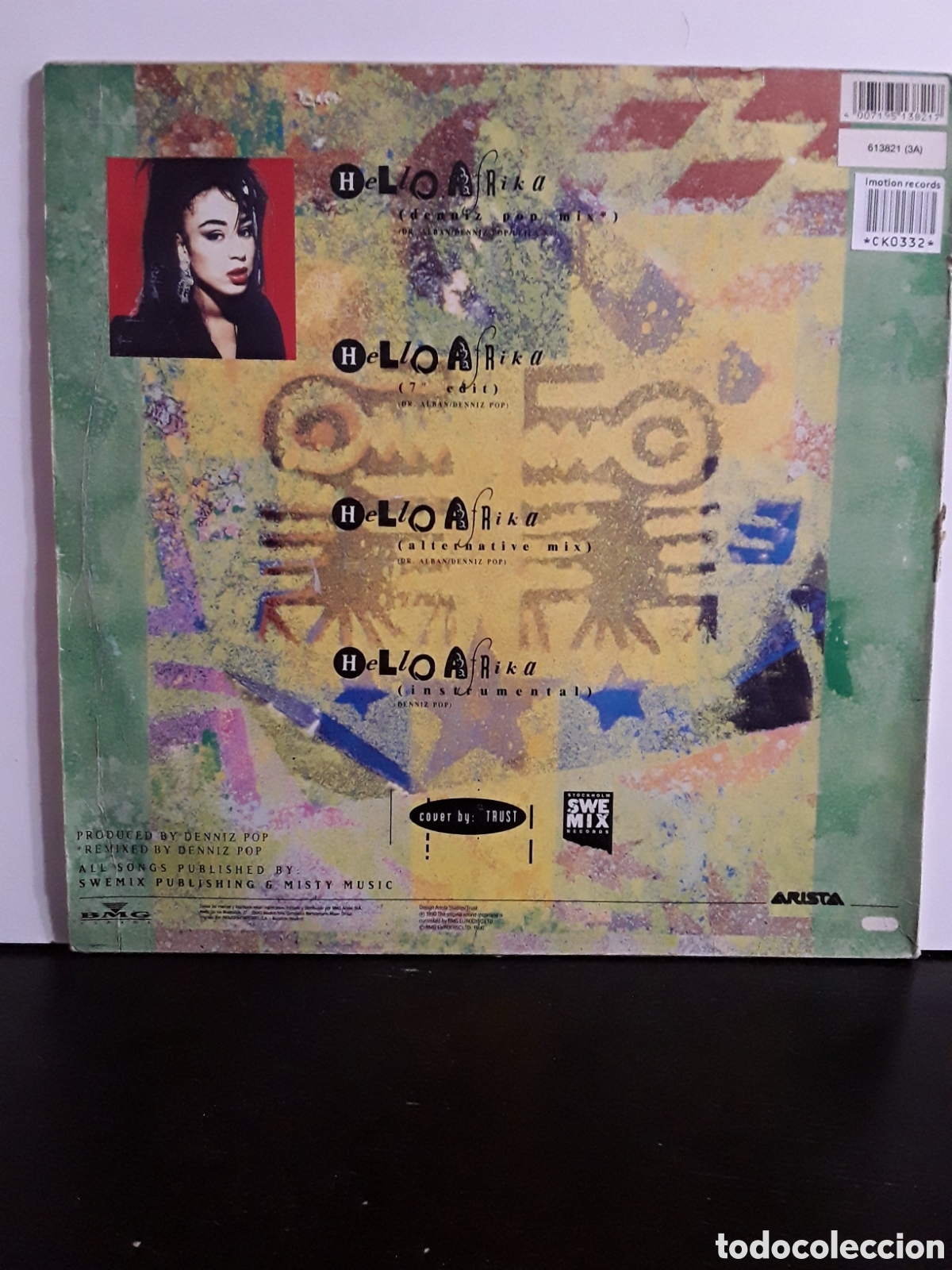 Discos de vinilo: Dr. Alban Featuring Leila K. &lrm;&ndash; Hello Afrika - Foto 2