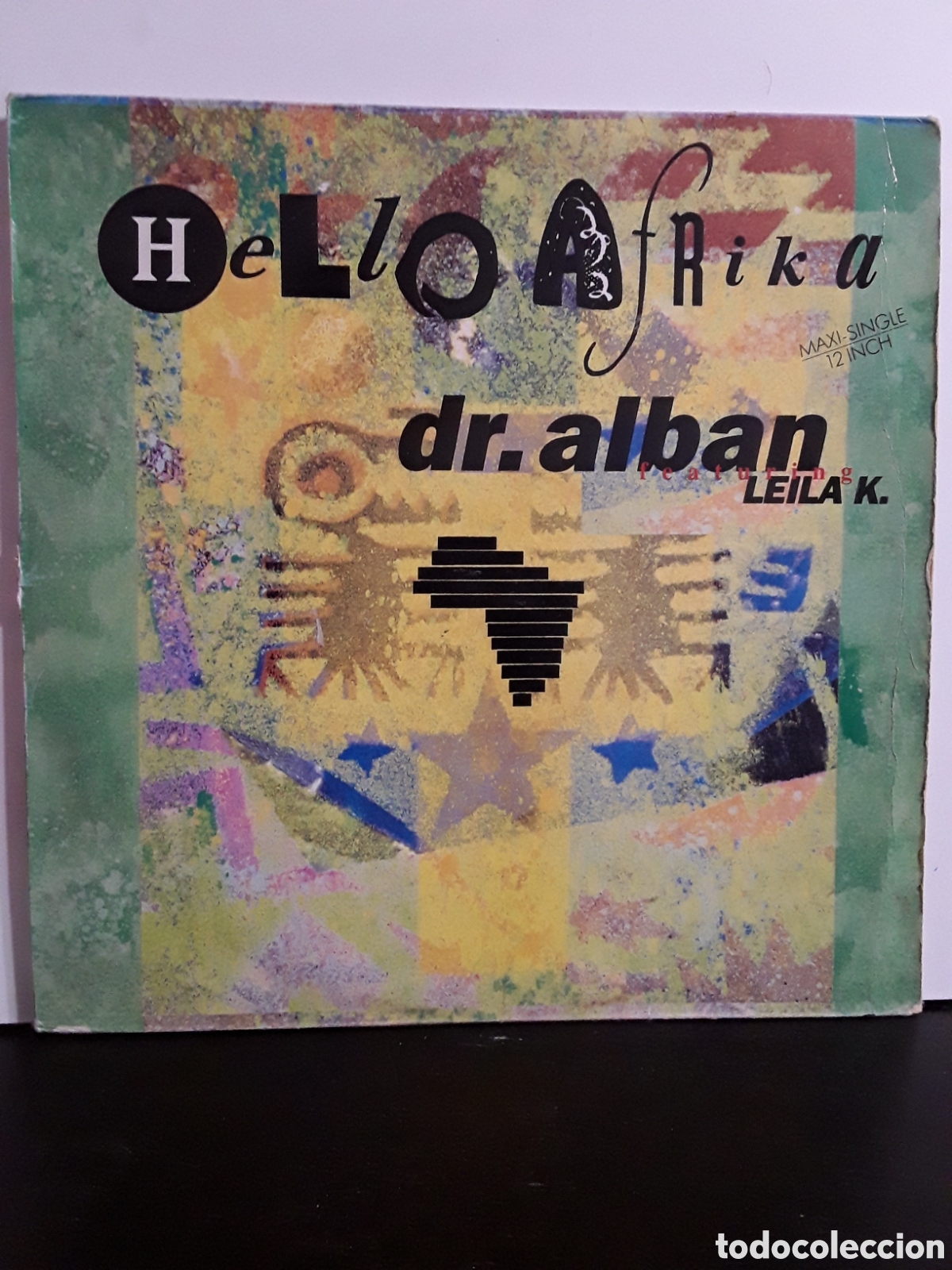 Discos de vinilo: Dr. Alban Featuring Leila K. &lrm;&ndash; Hello Afrika - Foto 1