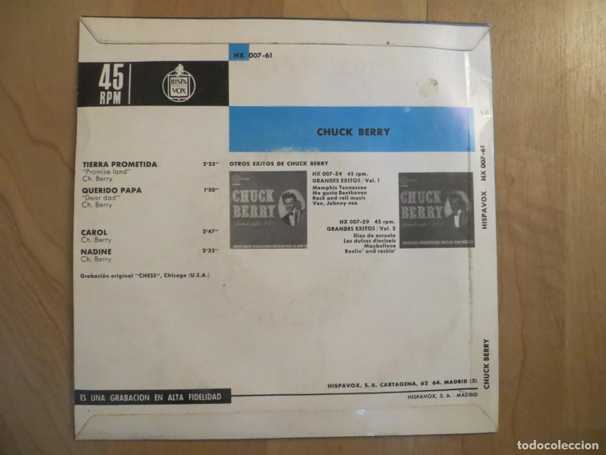 Discos de vinilo: Chuck Berry - Promised Land (7&rdquo;, EP) IMPECABLE !!!! - Foto 2