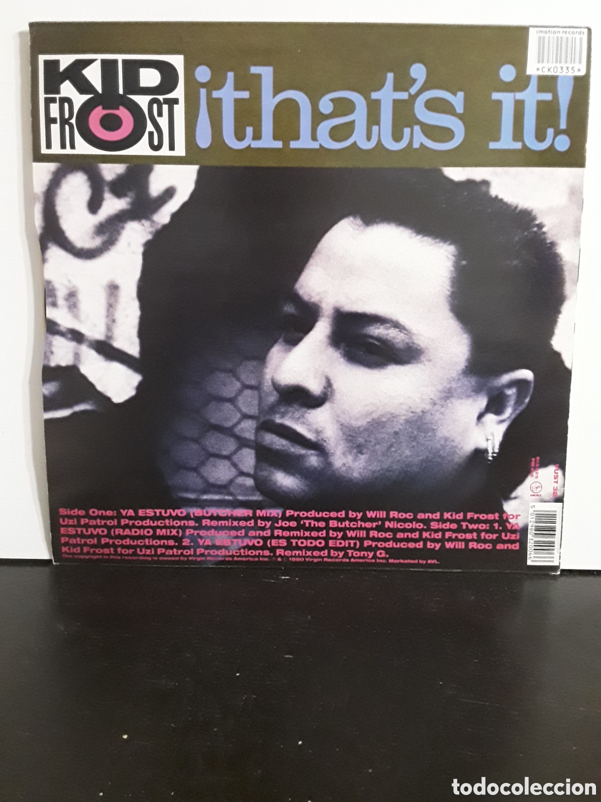 Discos de vinilo: Kid Frost &lrm;&ndash; Ya Estuvo! - Foto 2