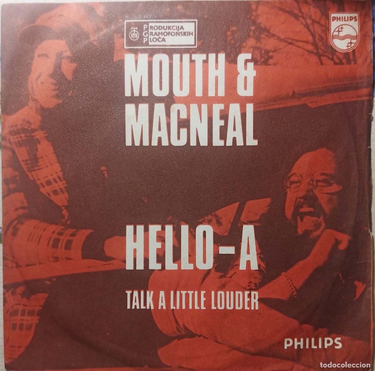 Discos de vinilo: Mouth & MacNeal. Hello-A. Vinilo single. Versi&oacute;n YUGOSLAVIA. - Foto 1