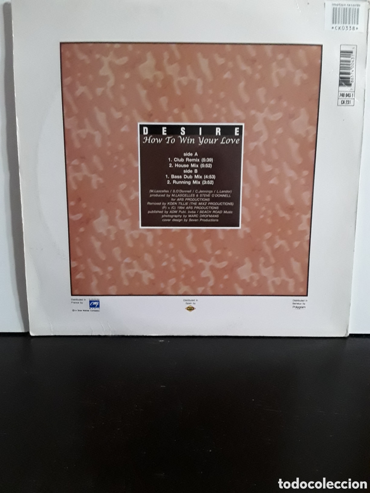Discos de vinilo: Desire &lrm;&ndash; How To Win Your Love - Foto 2