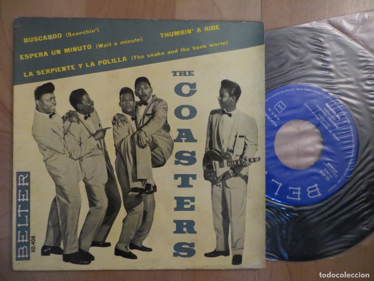 Discos de vinilo: The Coasters - Thumbin A Ride (7&rdquo;, EP) VINILO IMPECABLE !!!!! - Foto 1