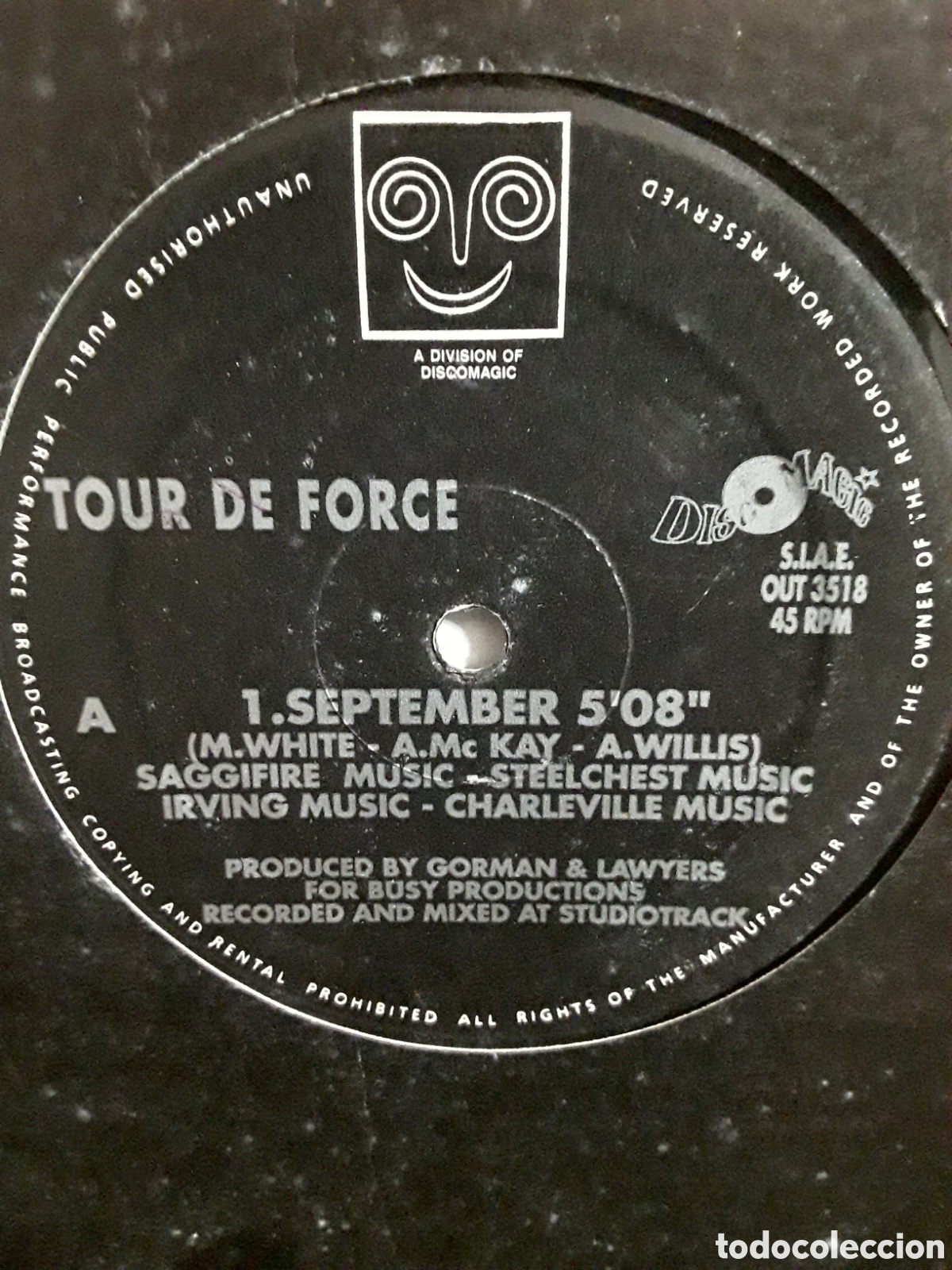 Discos de vinilo: Tour De Force &lrm;&ndash; September / Dancing In September - Foto 2
