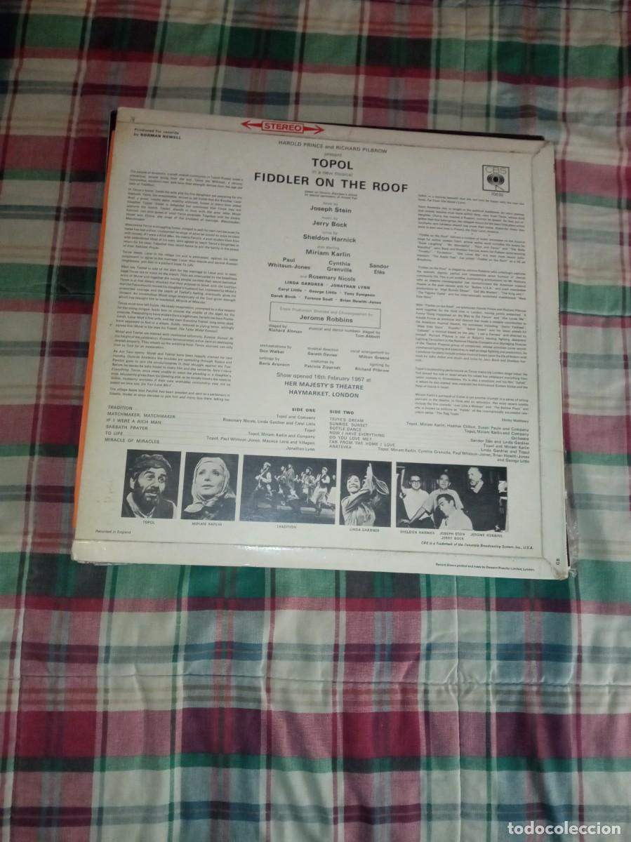 Discos de vinilo: Topol Fiddler on the roof - Foto 2