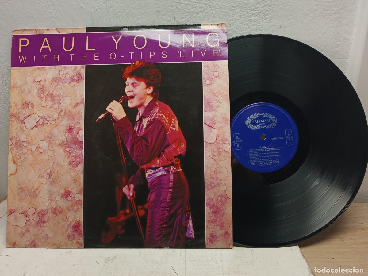 Discos de vinilo: Paul Young -Live (& The Q-Tips) LP, - Foto 1