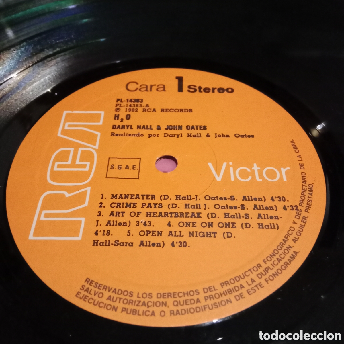 Discos de vinilo: DARYL HALL & JOHN GATES - H&sup2;O - LP - Foto 6
