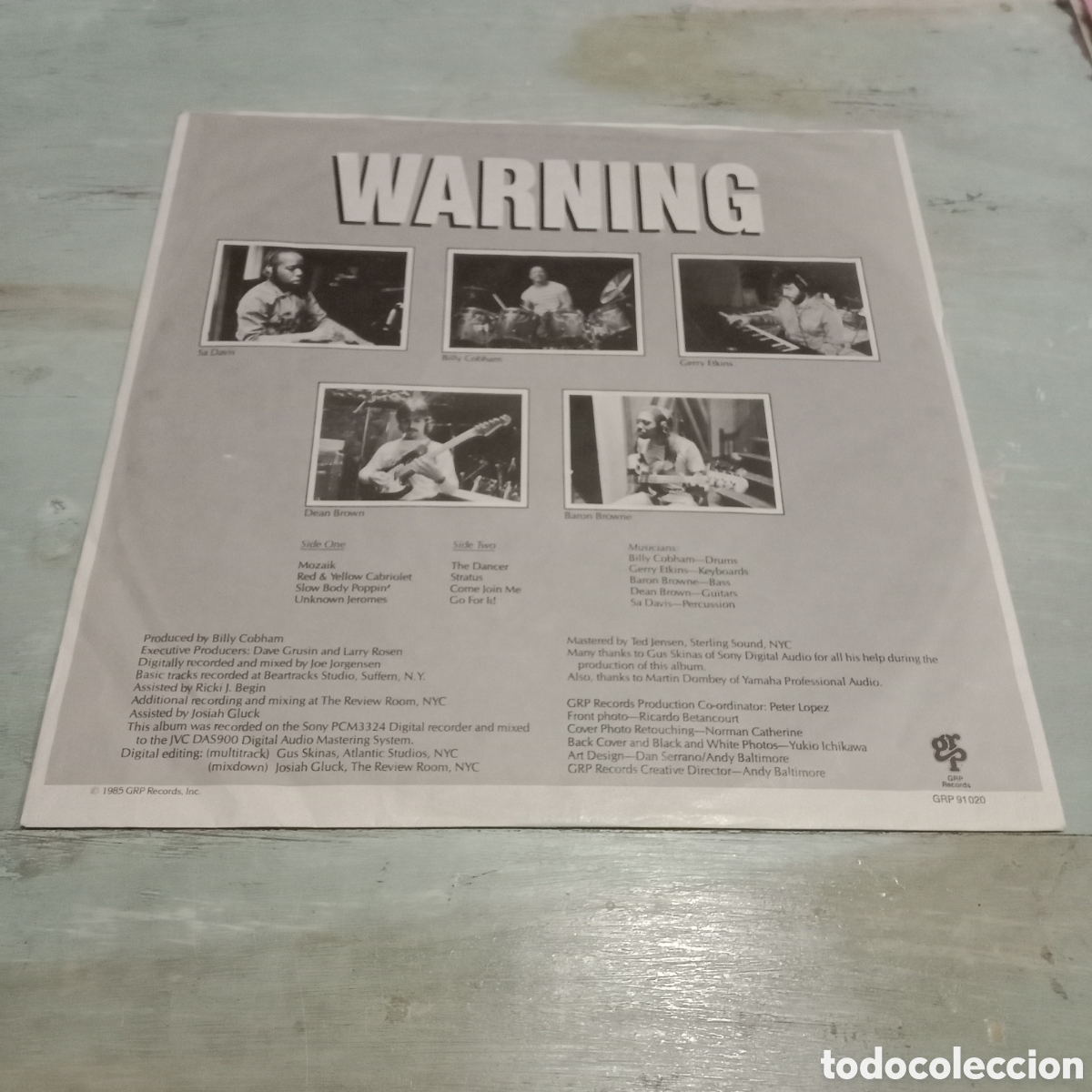 Discos de vinilo: BILLY COBHAM - WARNING - LP - Foto 4