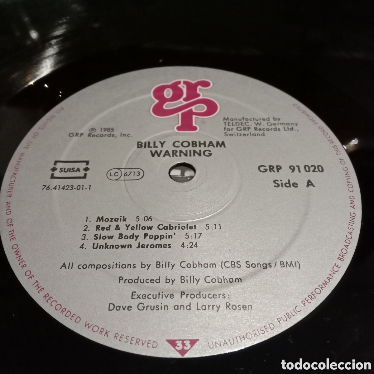 Discos de vinilo: BILLY COBHAM - WARNING - LP - Foto 6