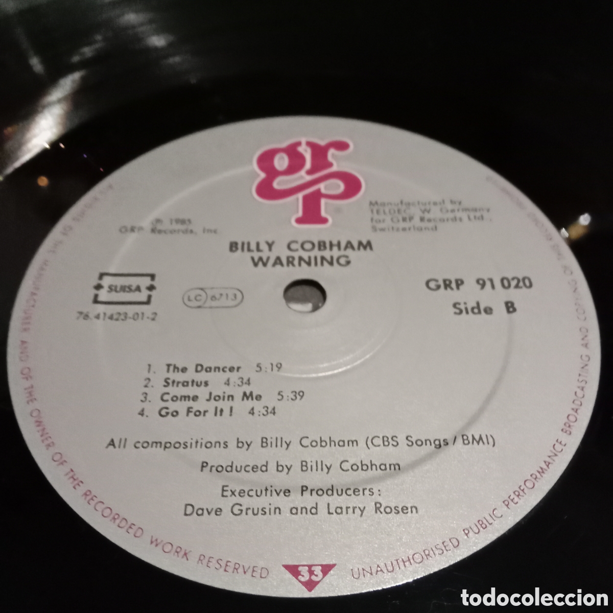 Discos de vinilo: BILLY COBHAM - WARNING - LP - Foto 7