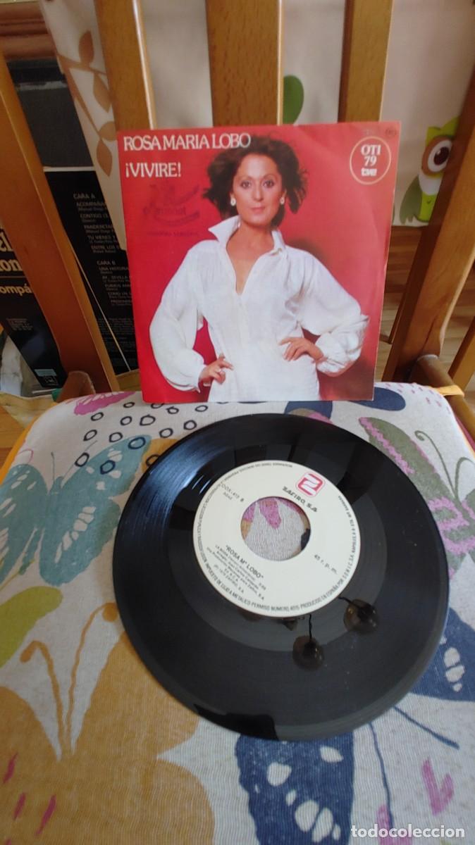 Discos de vinilo: ROSA MARIA LOBO-SINGLE VIVIRE - Foto 1