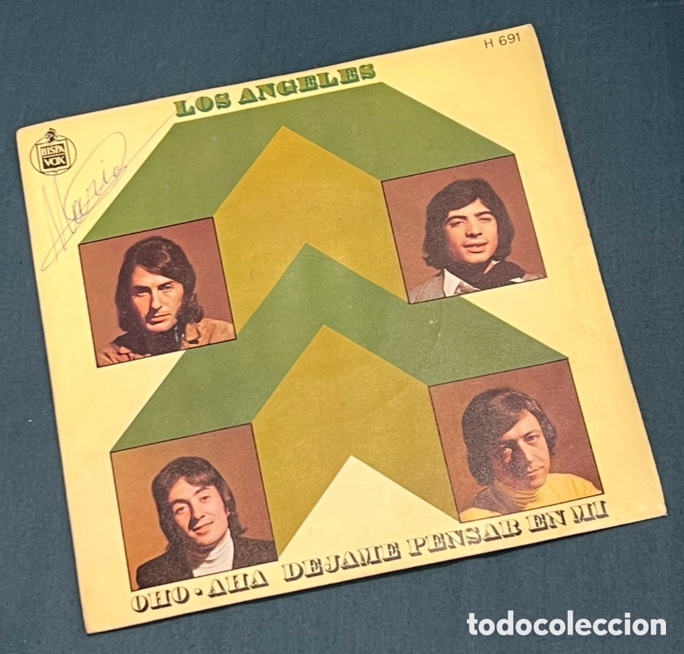 Discos de vinilo: Disco Vinilo Single. Los &Aacute;ngeles. &ldquo;Oho - Aha&rdquo;. 1971. - Foto 1
