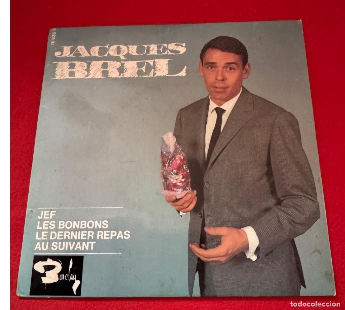 Discos de vinilo: Jacques Brel 45t Jef EX EX - Foto 1
