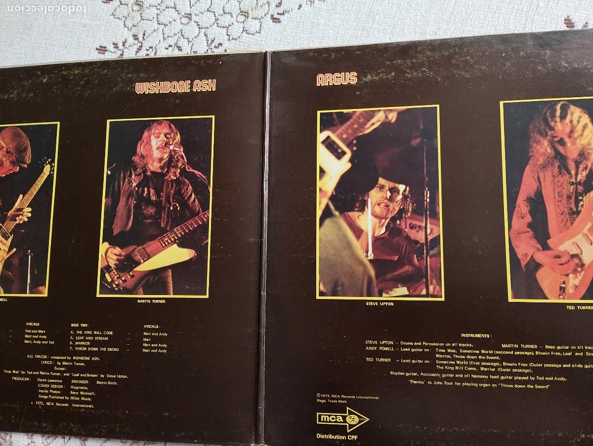 Discos de vinilo: Wishbone Ash &ndash; Argus, 1972, - Foto 5