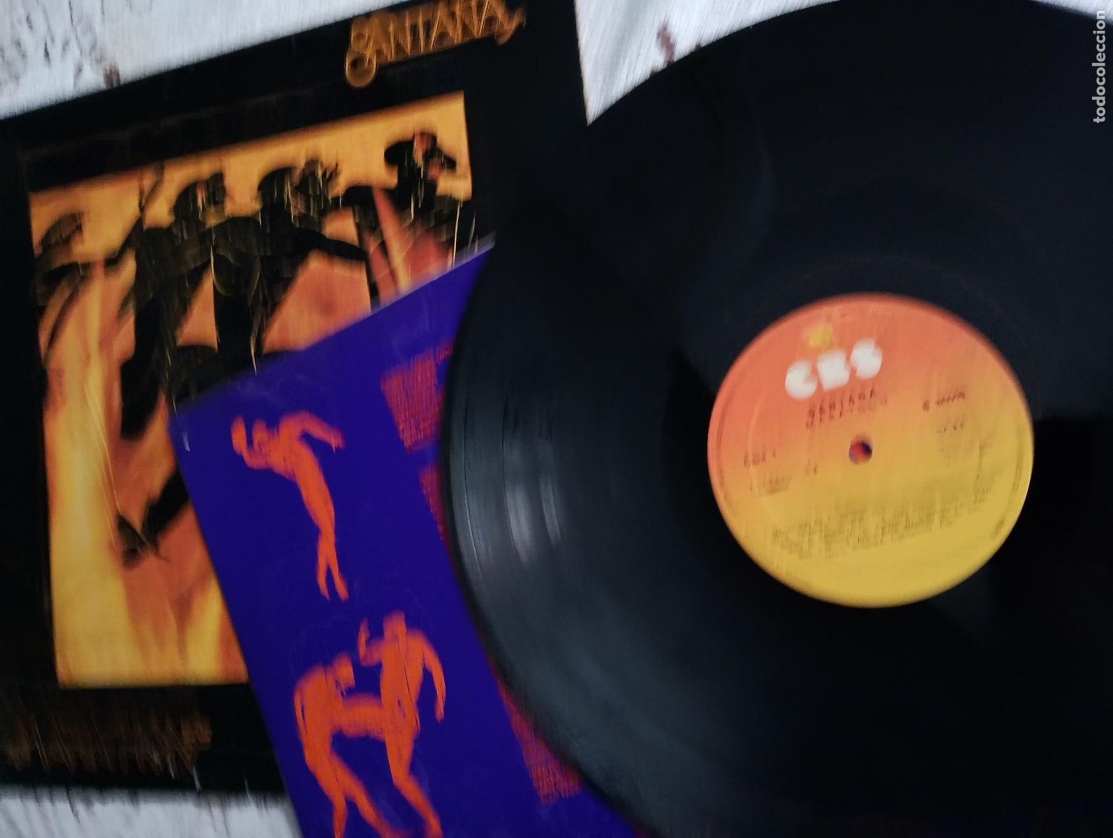 Discos de vinilo: Santana &lrm;&ndash; Marathon 1979 ed espa&ntilde;ola - Foto 2