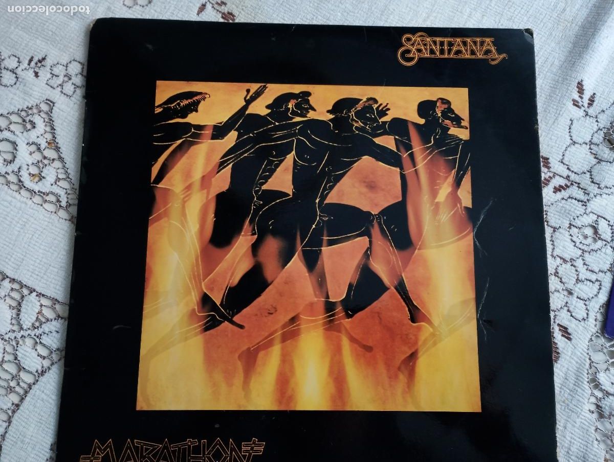 Discos de vinilo: Santana &lrm;&ndash; Marathon 1979 ed espa&ntilde;ola - Foto 3