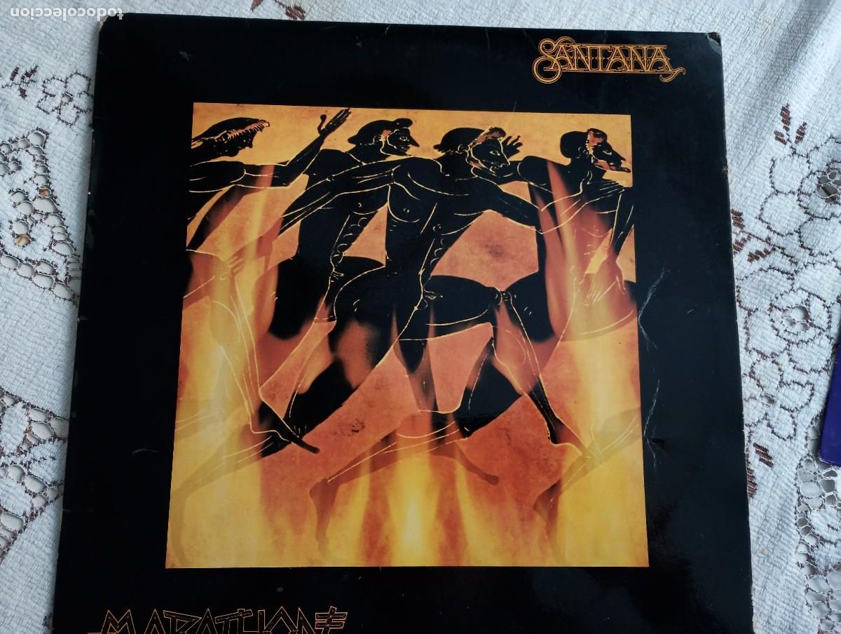 Discos de vinilo: Santana &lrm;&ndash; Marathon 1979 ed espa&ntilde;ola - Foto 1