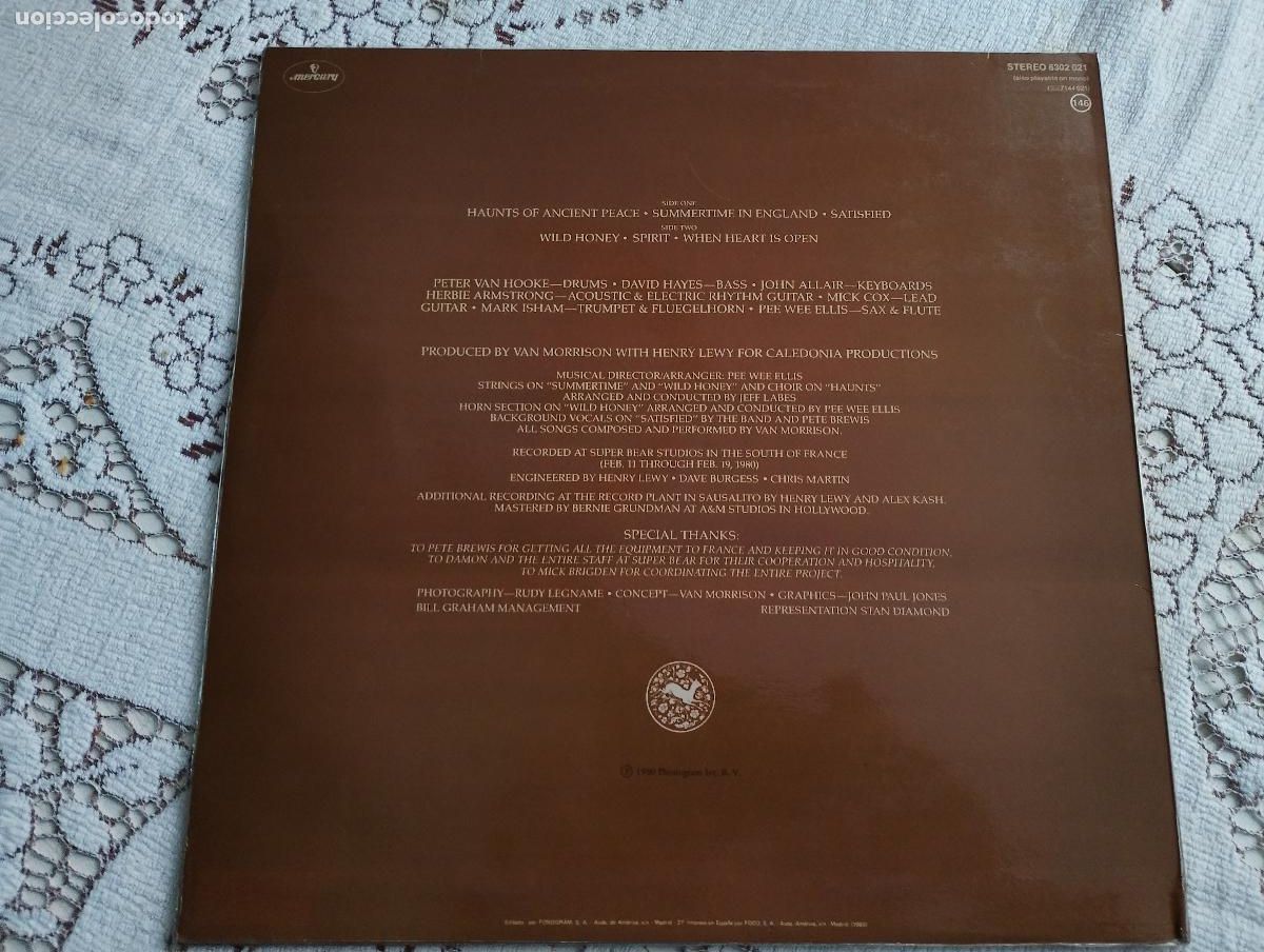 Discos de vinilo: Van Morrison &lrm;&ndash; Common One 1980 ed espa&ntilde;ola - Foto 2