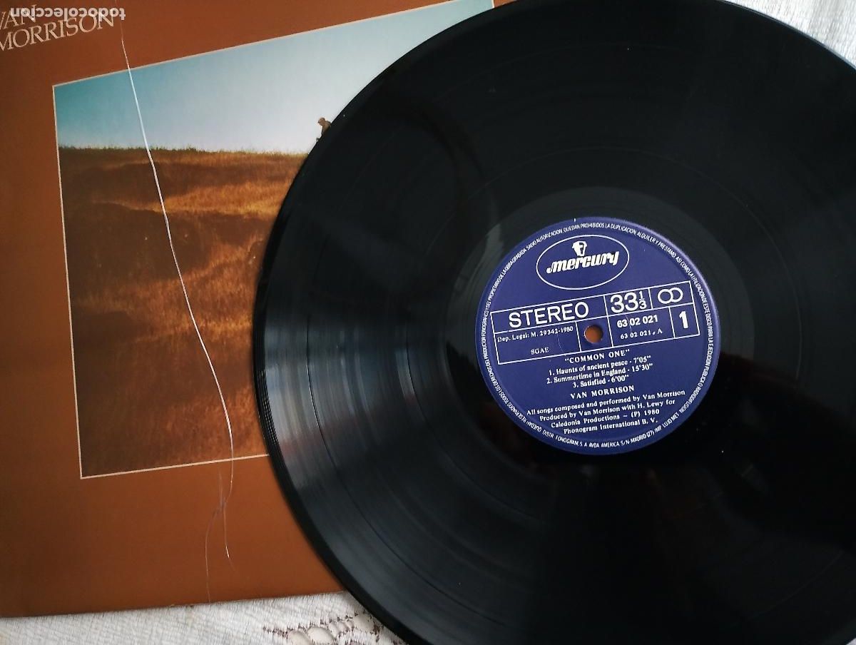 Discos de vinilo: Van Morrison &lrm;&ndash; Common One 1980 ed espa&ntilde;ola - Foto 4