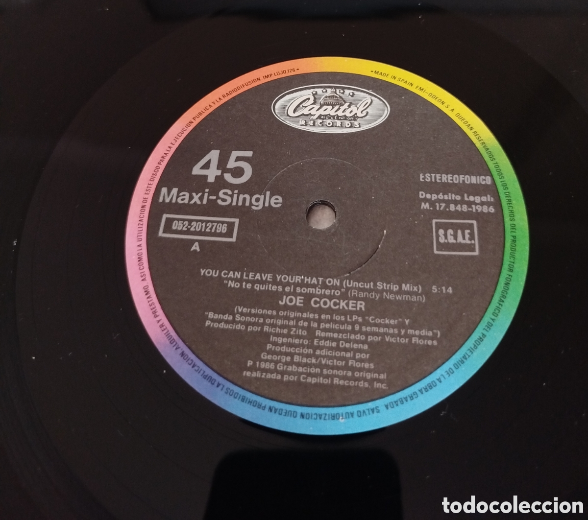 Discos de vinilo: Joe Cocker - You can leave your hat on - Foto 4