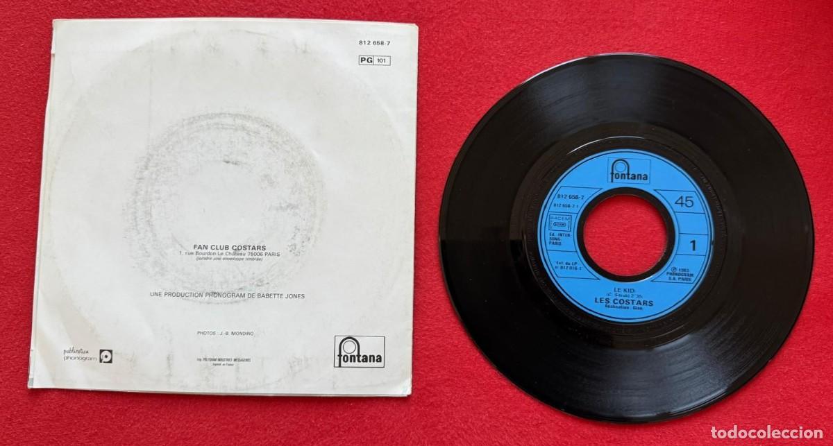Discos de vinilo: Les Costars 45t Le kid EX EX - Foto 2