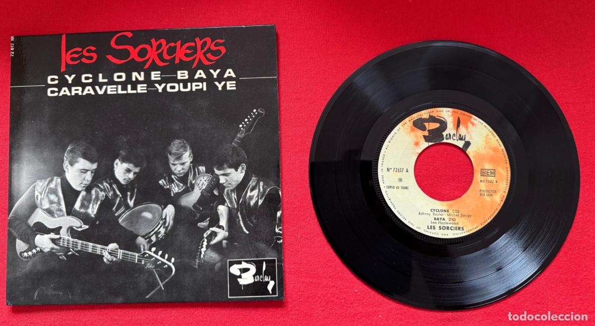 Discos de vinilo: Les Sorciers 45t Cyclone EX EX - Foto 2