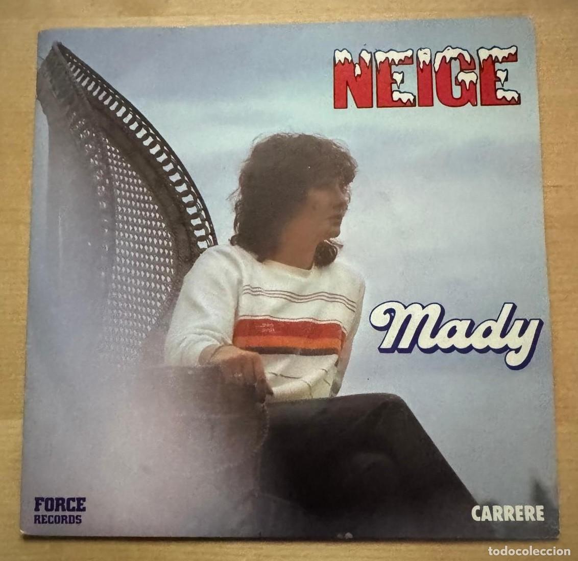 Discos de vinilo: Mady 45t Neige EX EX - Foto 1