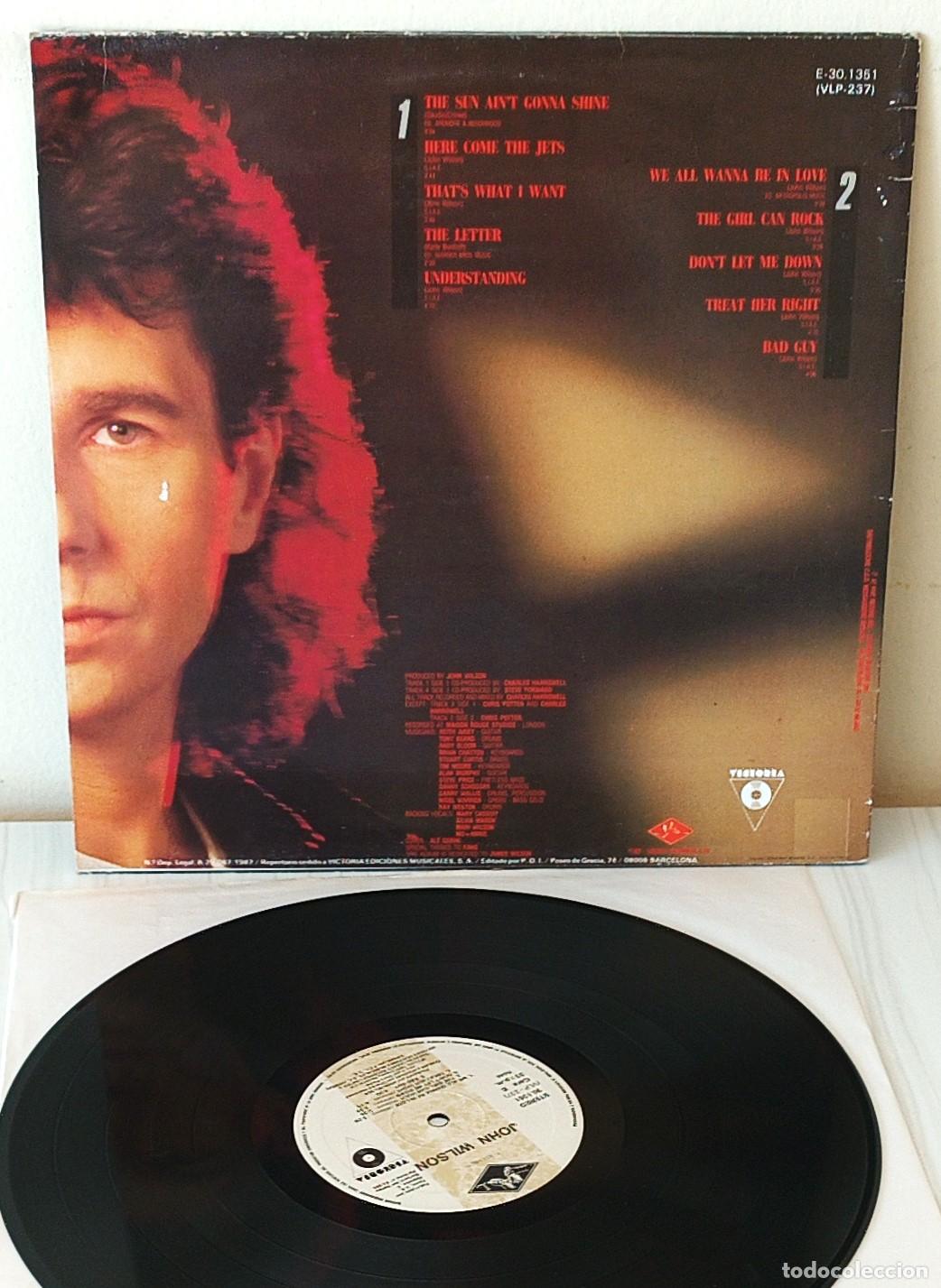 Discos de vinilo: JOHN WILSON - VICTORIA - 1987 - Foto 2