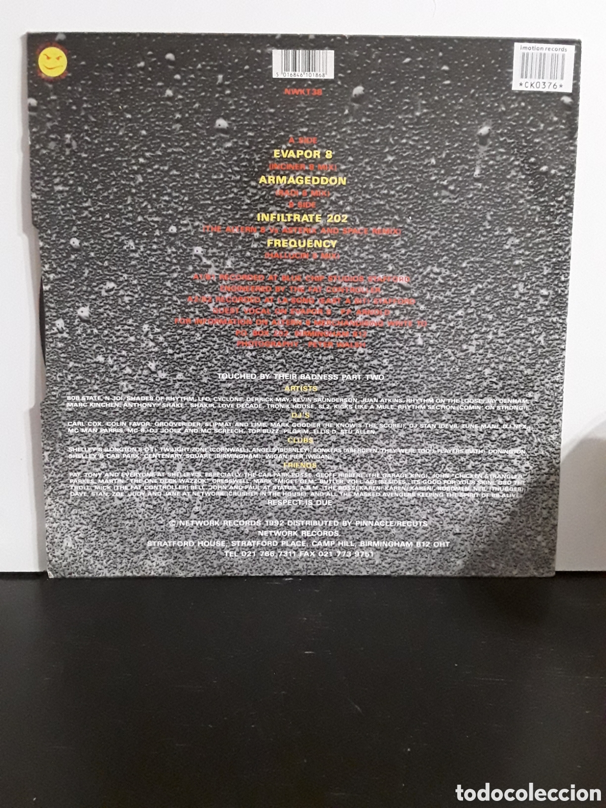 Discos de vinilo: Altern 8 &lrm;&ndash; E Vapor 8 / Armageddon - Foto 2