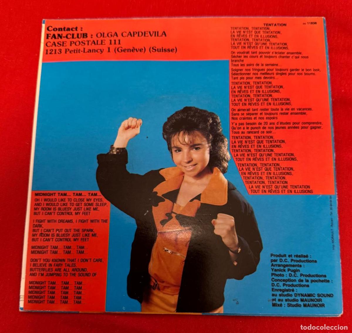 Discos de vinilo: Olga Capdevila 45t Tentation EX EX - Foto 2