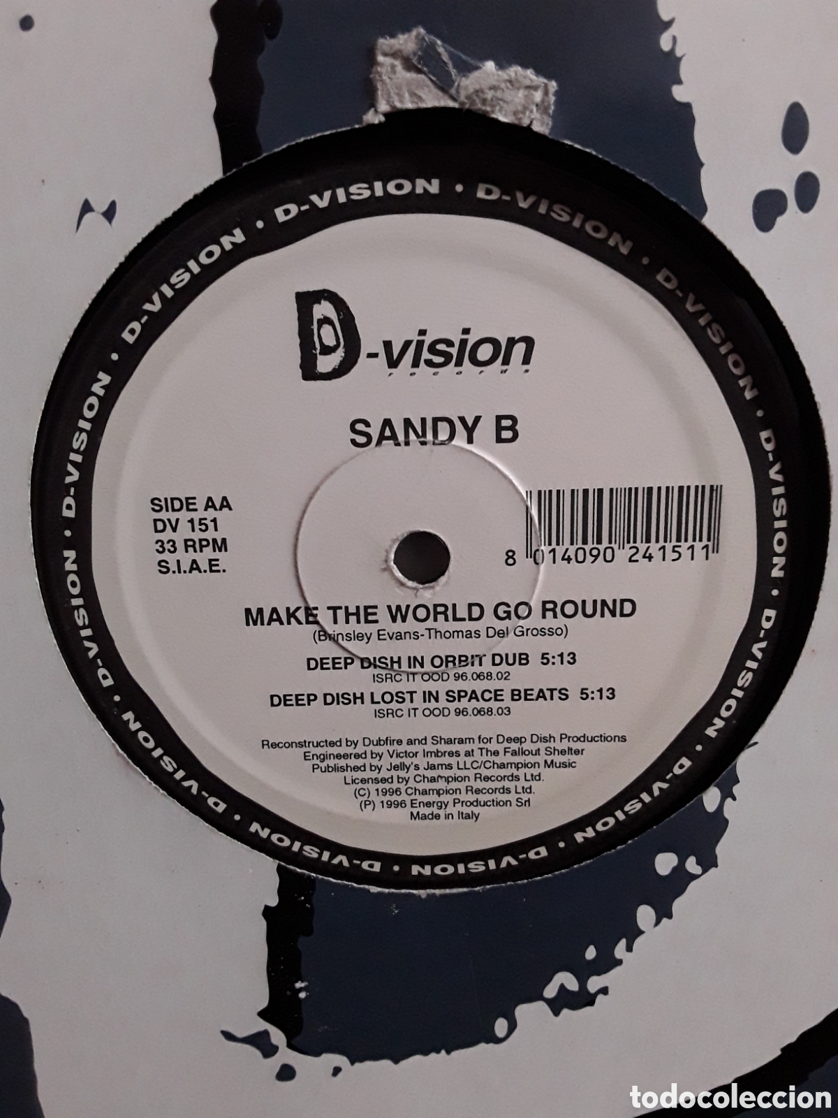Discos de vinilo: Sandy B &lrm;&ndash; Make The World Go Round - Foto 2