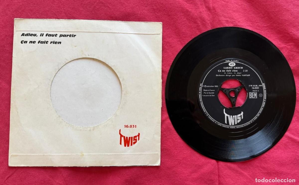 Discos de vinilo: Larry Greco Yolene EX EX single - Foto 2