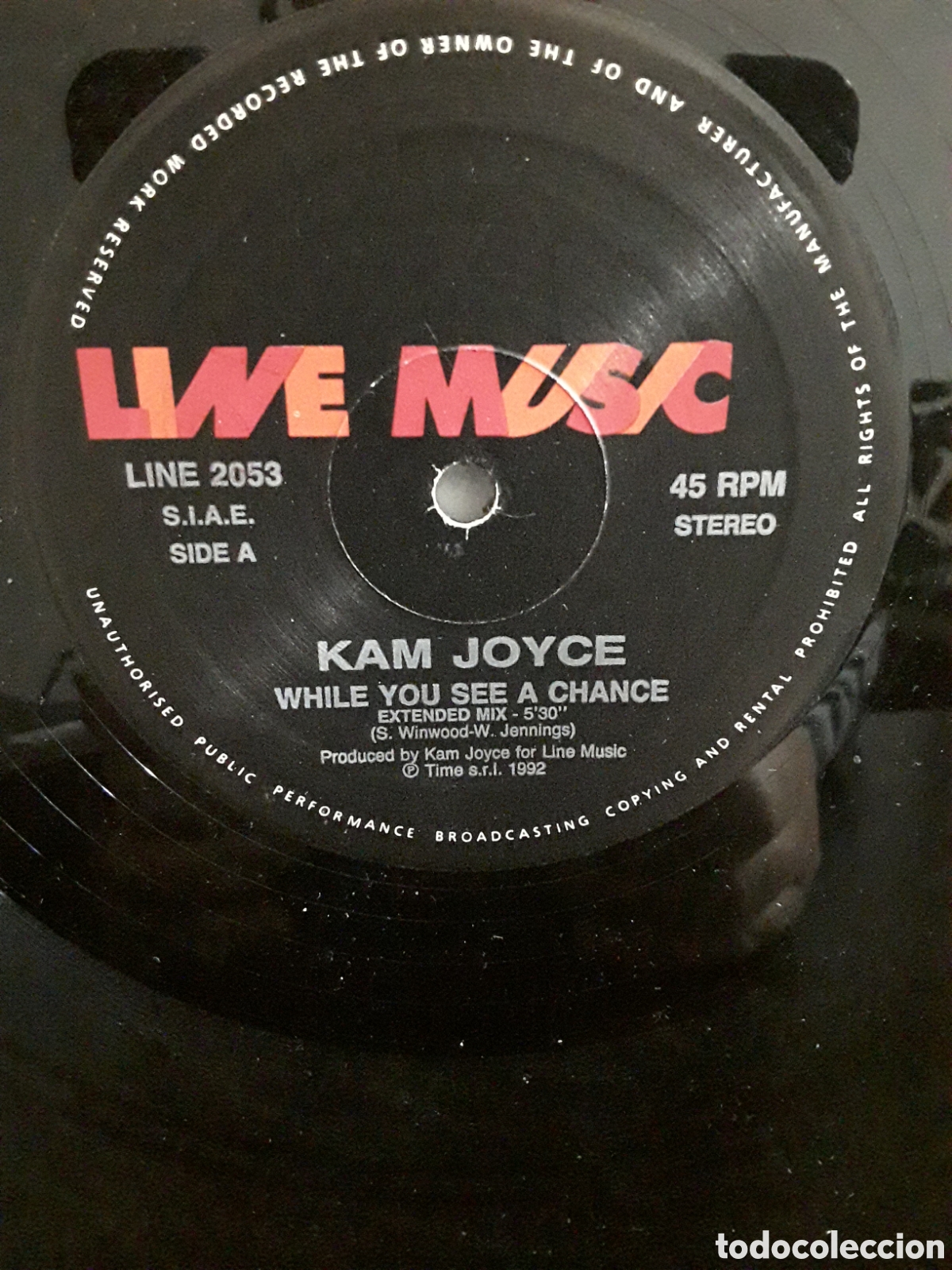 Discos de vinilo: Kam Joyce &lrm;&ndash; While You See A Chance - Foto 1