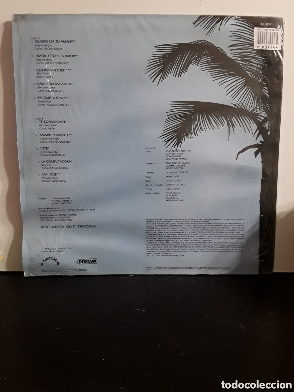 Discos de vinilo: Super Combo Los Tropicales &lrm;&ndash; Super Combo Los Tropicales - Foto 2