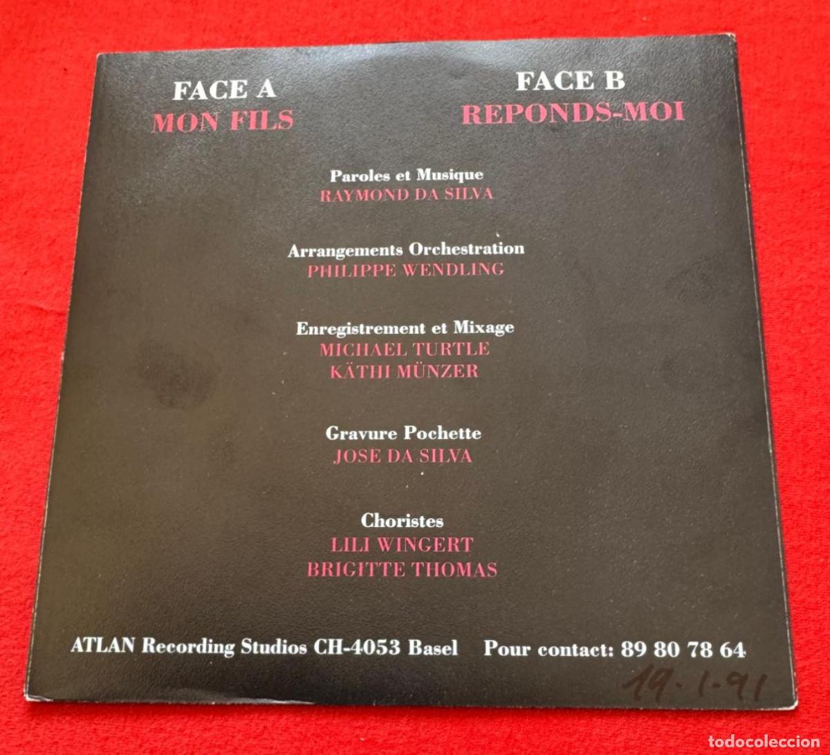Discos de vinilo: Raymond mon fils 45t EX EX single - Foto 2