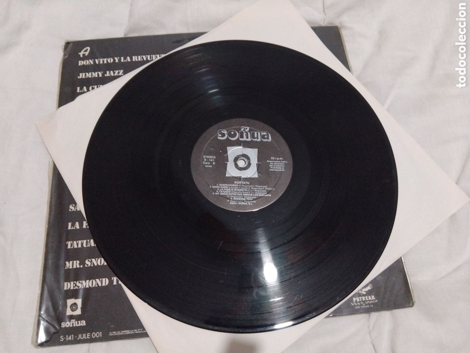 Discos de vinilo: Kortatu (Vinilo So&ntilde;ua) 1985 - Foto 3