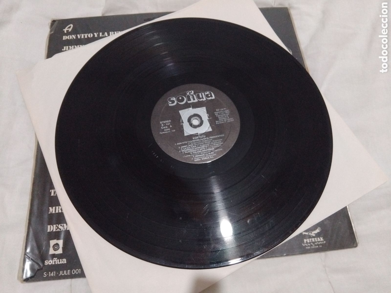 Discos de vinilo: Kortatu (Vinilo So&ntilde;ua) 1985 - Foto 4