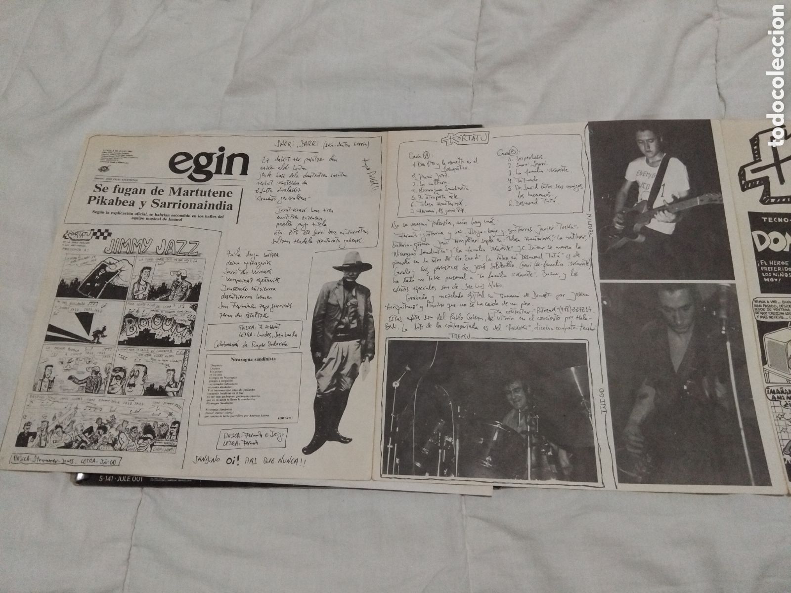 Discos de vinilo: Kortatu (Vinilo So&ntilde;ua) 1985 - Foto 8