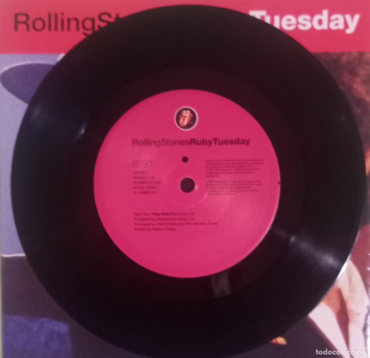 Discos de vinilo: Rolling Stones. Ruby Tuesday. Vinilo single. - Foto 4