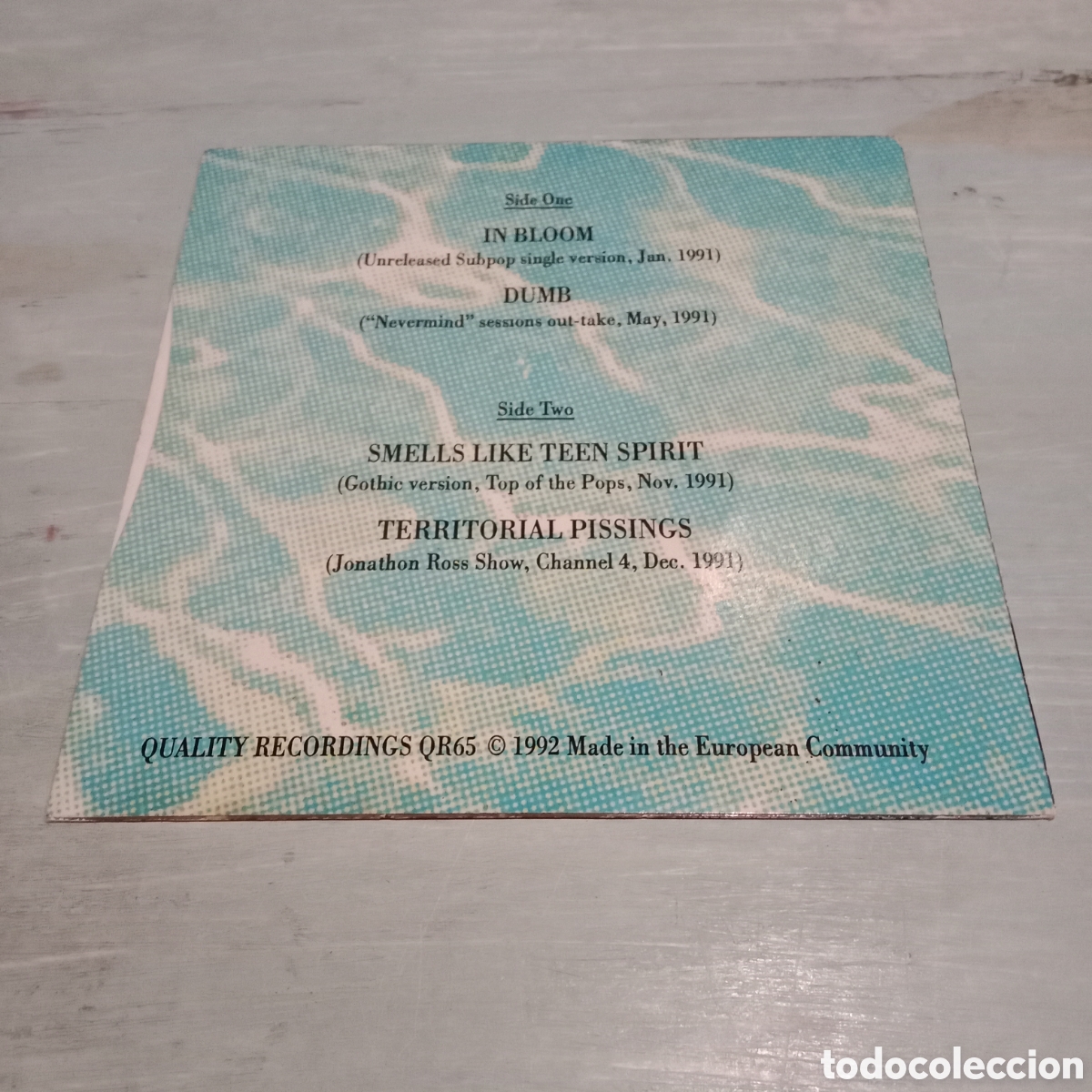 Discos de vinilo: NIRVANA - RAGS TO RICHES - SINGLE 7&rdquo; - Foto 2