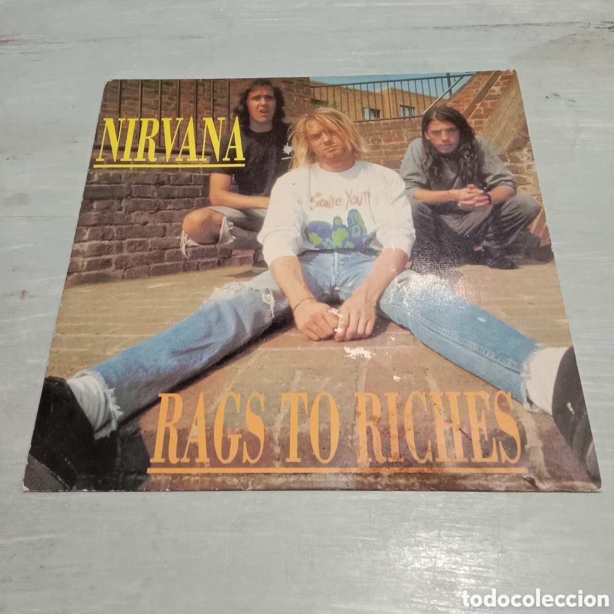 Discos de vinilo: NIRVANA - RAGS TO RICHES - SINGLE 7&rdquo; - Foto 1