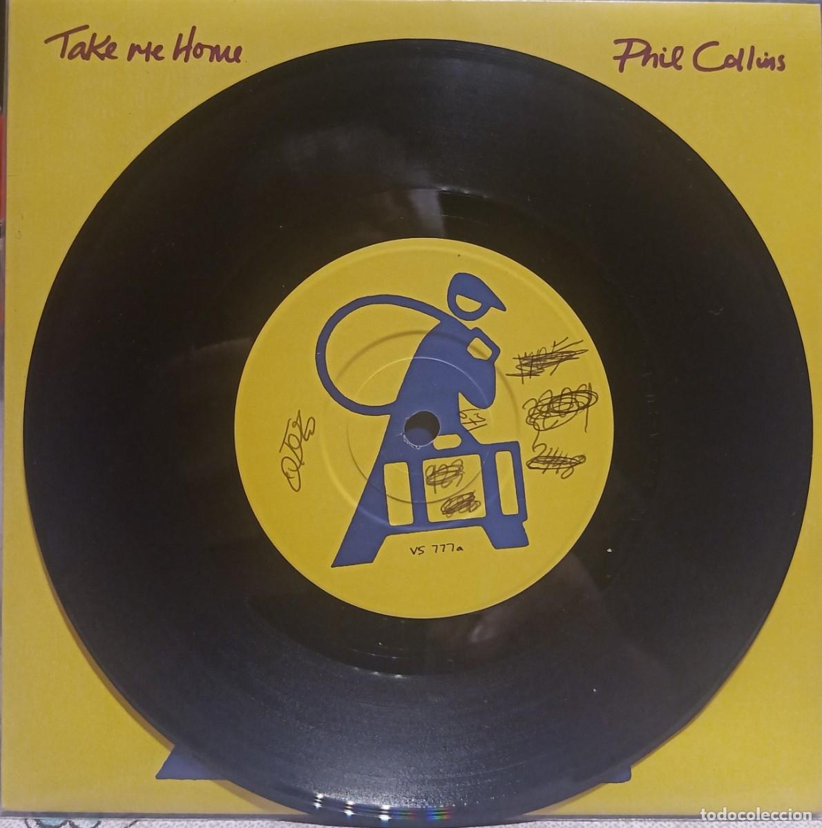 Discos de vinilo: Phil Collins. Take me home. Vinilo single. - Foto 3