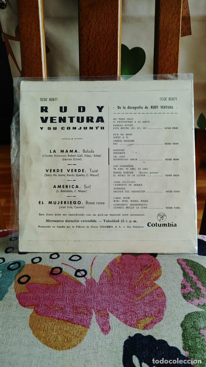 Discos de vinilo: RUDY VENTURA-EP LA MAMA +3 - Foto 2