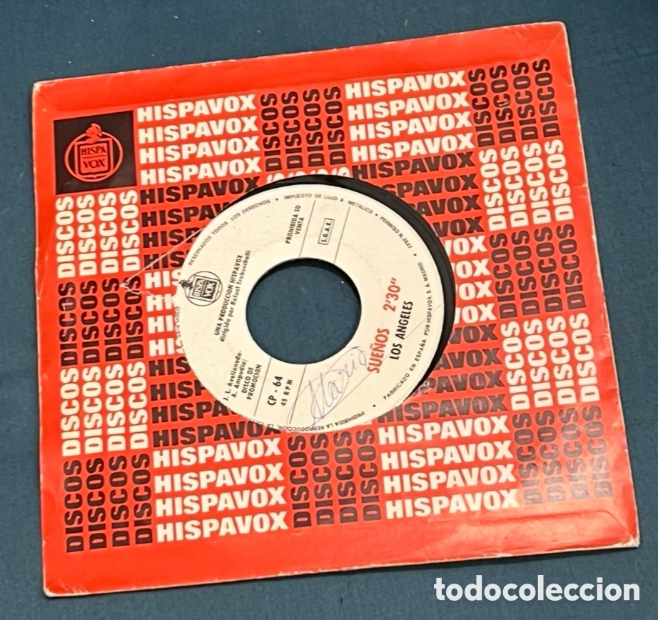 Discos de vinilo: Disco Vinilo Single. Los &Aacute;ngeles. &ldquo;R&eacute;quiem&rdquo;. 1970. - Foto 2